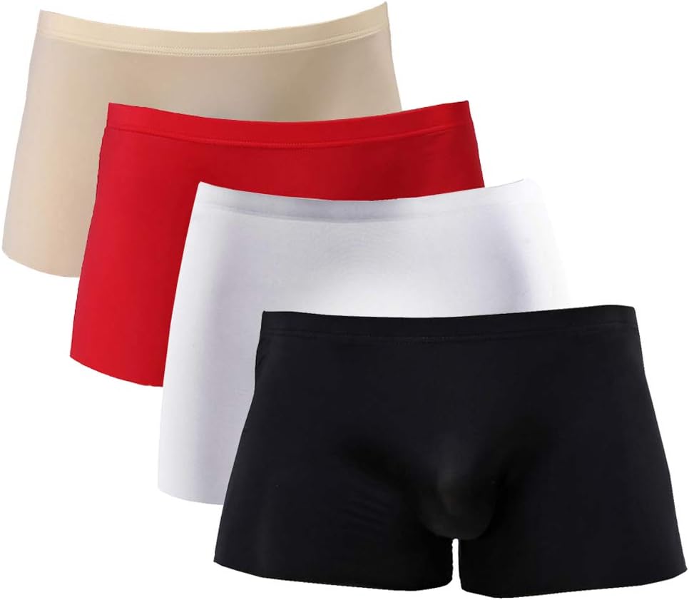 Men's Traceless Underwear Ice Silk Boxer Brief