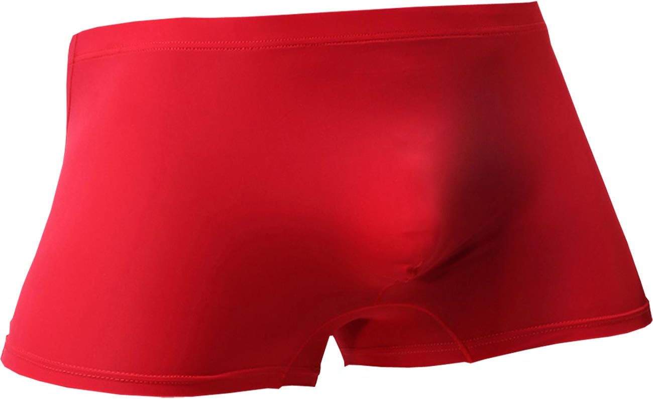 Men Briefs Breathable Ice Silk Boxer Bikinis and Briefs