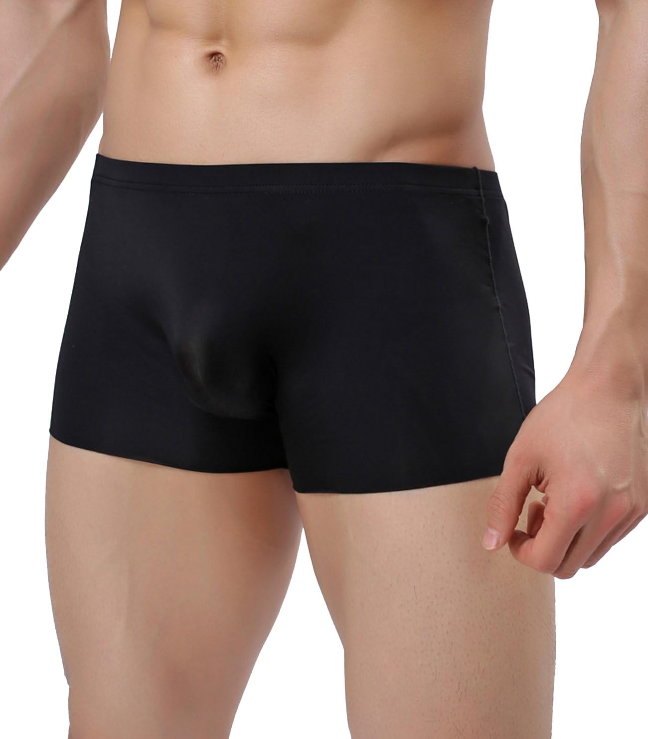 Men's Traceless Underwear Ice Silk Boxer Brief - Image 2