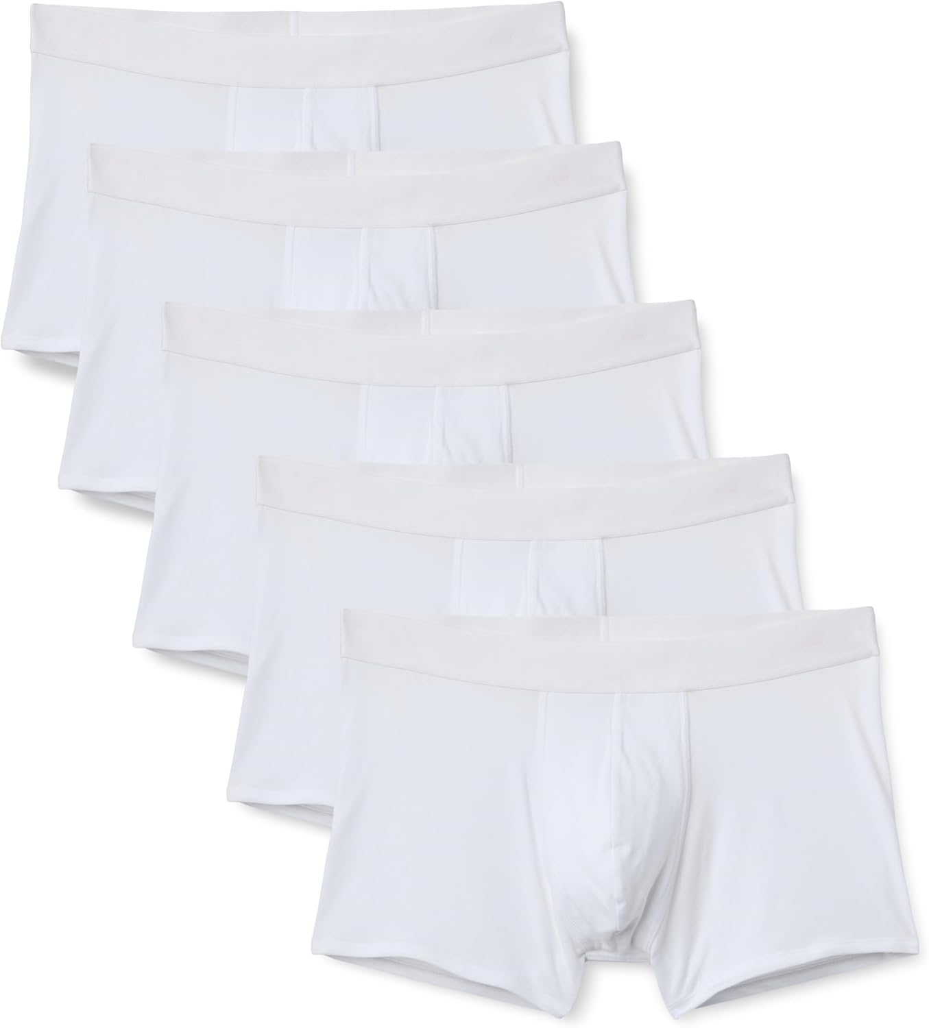 Men's Cotton Jersey Boxer Shorts Underwear, Pack of 5