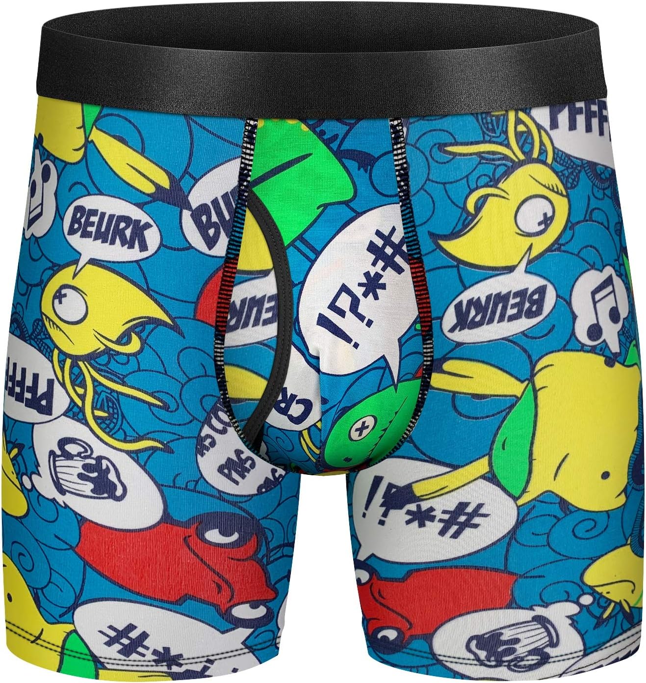 Mens Boxer Briefs Cotton Underwear Short Leg Comfy Breathable Sport Short Leg Boxer Briefs - Image 2