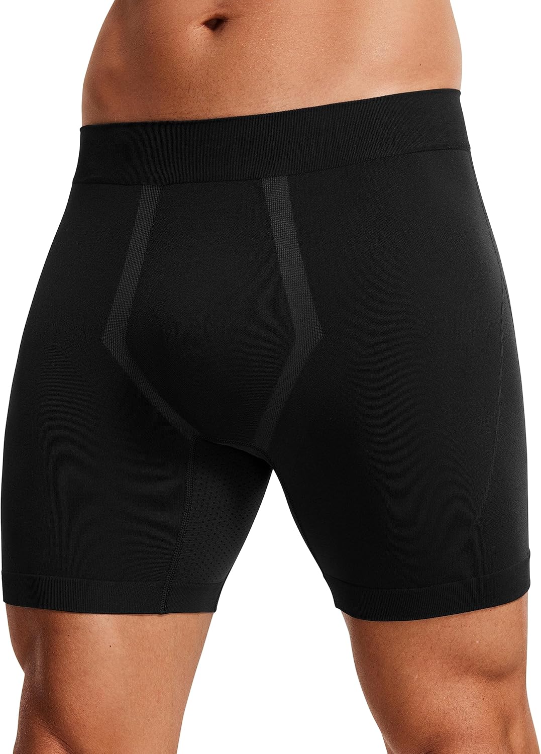 Men's Seamless 5" Boxer Briefs Breathable Sports Underwear (3-Pack) - Image 2